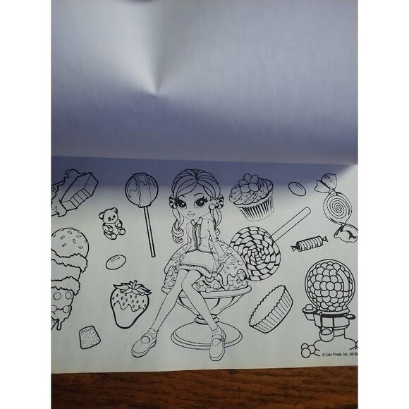 Lisa Frank Jumbo Coloring Poster Pad Wolf Penguin Igloo Design (Lisa Frank 2013 - Picture 16 of 16